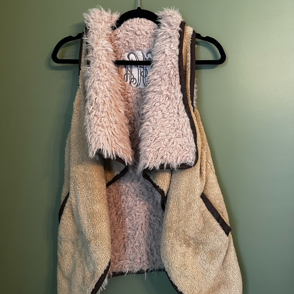 Boutique style fluffy vest